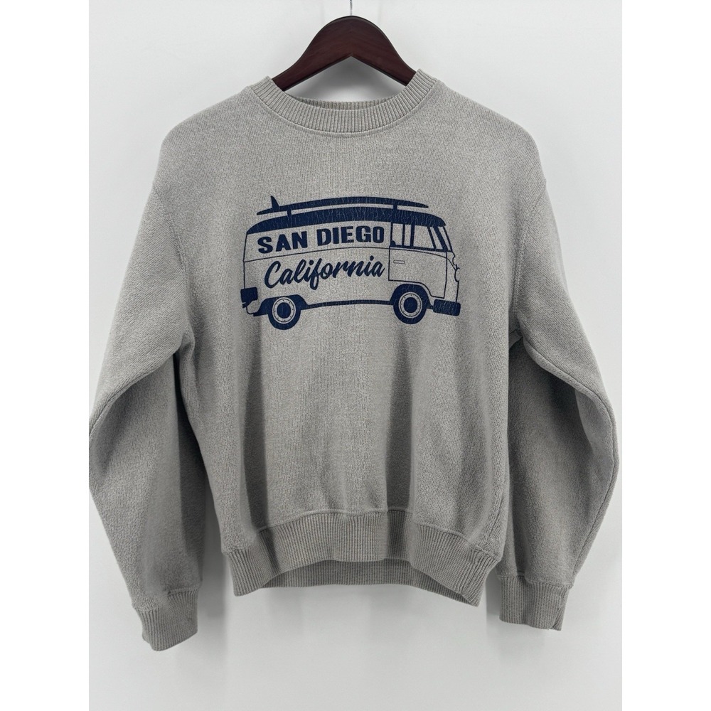 Vintage Style Surf Crewneck‎ San Diego Size S